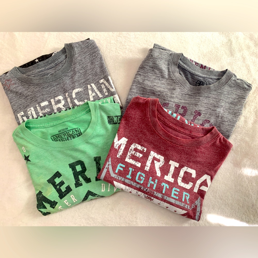 Men’s M American Fighter Shirt Bundle
